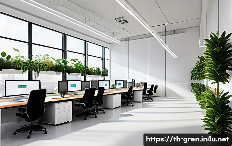 친환경 건축과 스마트 빌딩 기술 관련 이미지 1